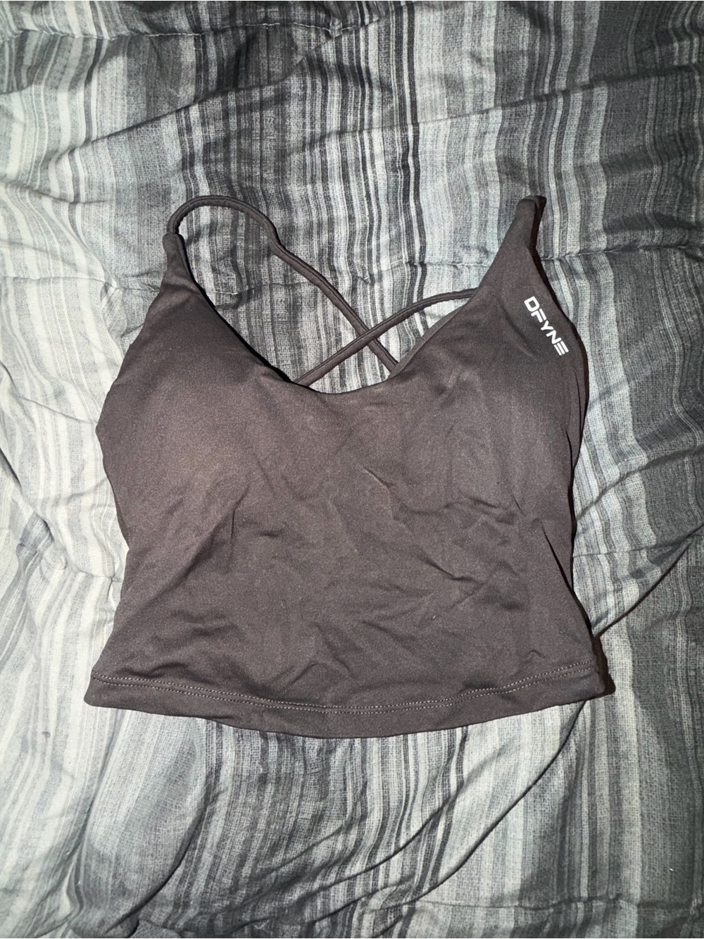 Dfyne brown Strappy Crop Bralette